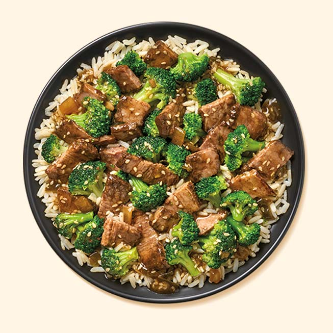 Premium Sesame Beef And Broccoli With Brown Rice
