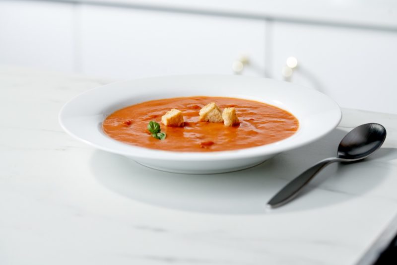 Try Café-Style Creamy Tomato Soup from Nutrisystem for quick and easy meals all season.
